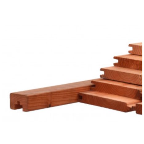 Afdeklat Douglas t.b.v. zelfbouw schermen 4,5 x 7,0 x 220 cm