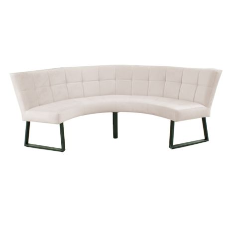 Eetkamerbank - Amsterdam - stof Element zand 17 - geschikt voor tafel 150 cm