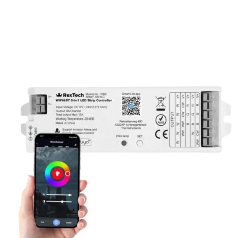 Trapverlichting ledstrip controller met wifi module