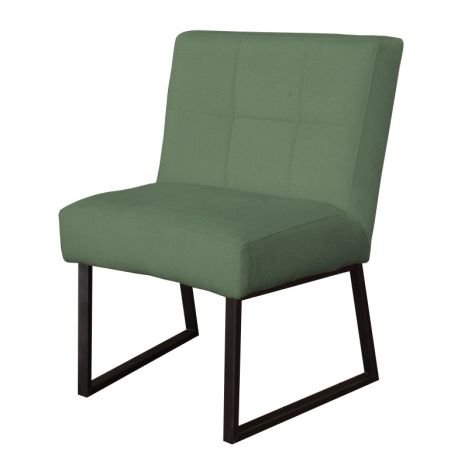 Eetkamerstoel - Amsterdam - geschikt voor ronde tafel - stof Element lichtgroen 11