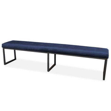 Eetkamerbank - Atlanta - stof Element blauw 13 - 140 cm