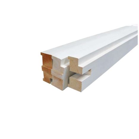 Binnendeur kozijn - Grenen FSC - Wit gegrond - 56 x 90 mm (231,5 cm)