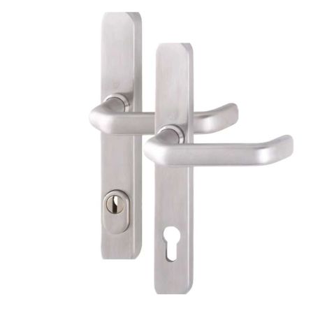 Veiligheidsset kruk/kruk Forza - Exteriore - ovaal kerntrek - Mat RVS