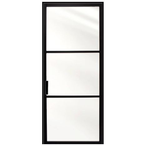 Binnendeur kozijn combinatie - Nero Industriale - Milano - Zwart gepoedercoat aluminium