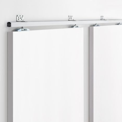 Schuifdeursysteem voor dubbele binnendeur - Swipe 400 (80kg per deur)