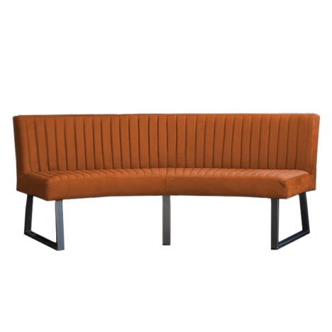 Eetkamerbank - Hengelo - stof Element koper 09 - geschikt voor ovale tafel 240 cm