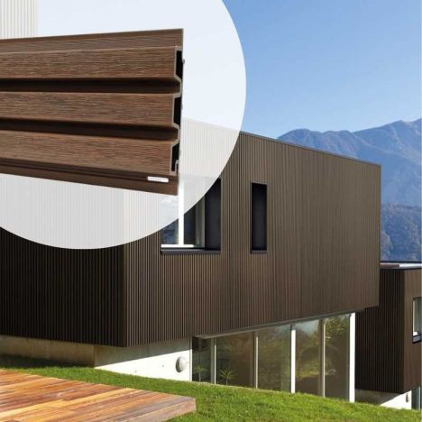 Composiet gevelbekleding rhombus ipe - 33 x 169 mm