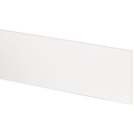 Stootbord (3 stuks) - Laminaat - Wit - 130 x 20 cm