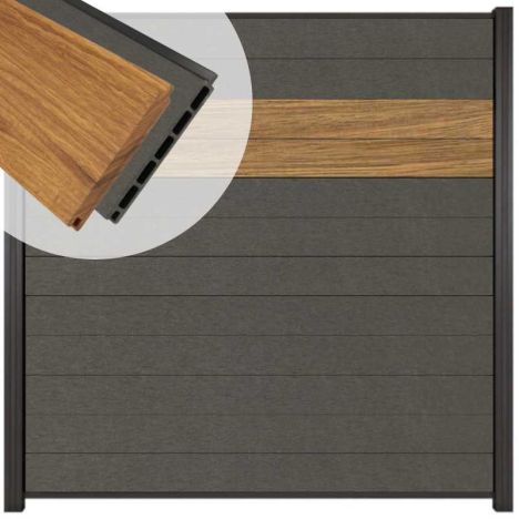 Schutting Mix & Match - Zelf samenstellen (180 x 180 cm)