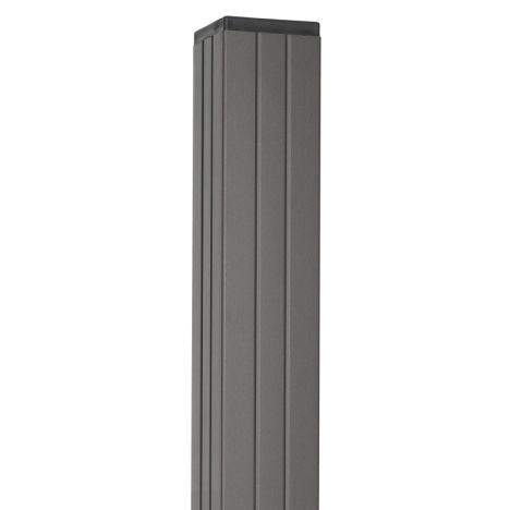 Tuinpaal zelfbouw Modular/Mix & Match antraciet aluminium 180 cm tbv 180 cm