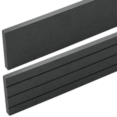 Randafwerking composiet antraciet 5,9 cm hoog (3 mtr)