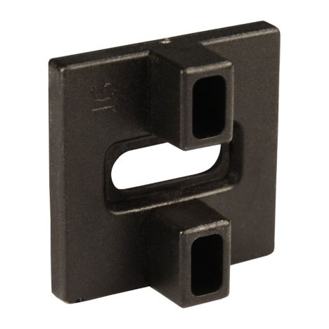 Bevestigingsclips RVS zwart KD incl schroeven (100 stuks)