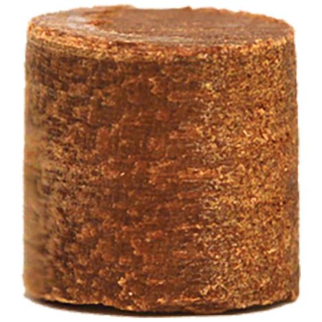 Hardhoutpluggen 9,5 mm - Massaranduba - doos à 100 stuks