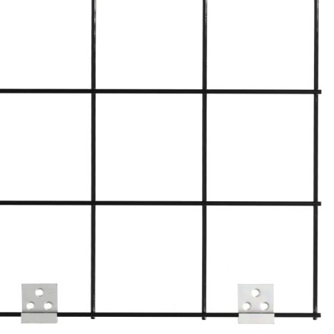 Afstandhouder voor draadmat - Blank aluminium - 32 x 35 mm