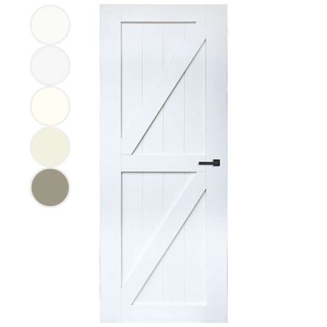 Binnendeur - Cabana Blanco - Dos rechts - Hoogwaardig voorgelakt wit