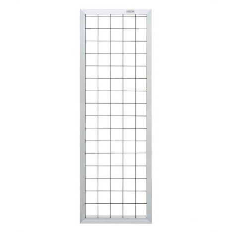 Draadscherm Forte aluminium kader met zwart draad (60 x 180 cm)