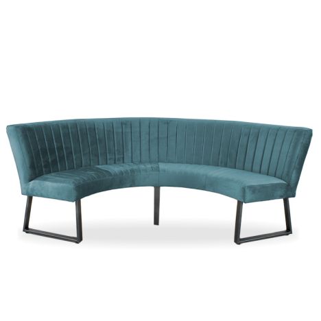 Eetkamerbank - Hengelo - stof Element petrol 14 - geschikt voor tafel 150 cm