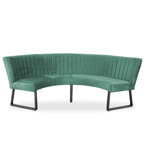 Eetkamerbank - Hengelo - stof Element turquoise 15 - geschikt voor tafel 150 cm