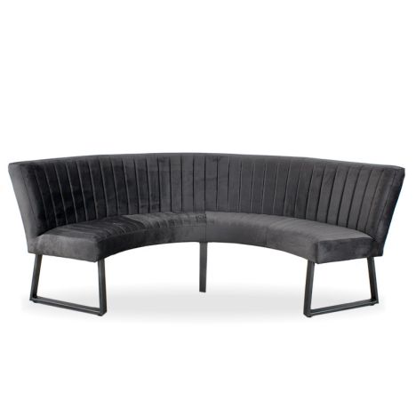 Eetkamerbank - Hengelo - stof Element antraciet 01 - geschikt voor tafel 150 cm