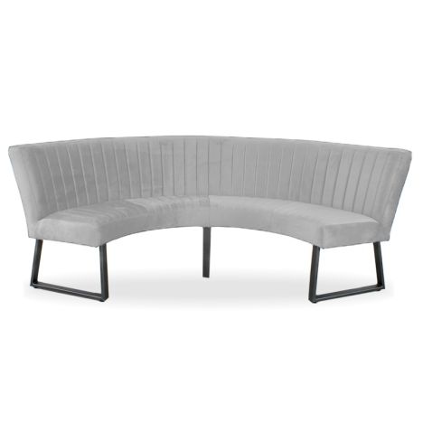 Eetkamerbank - Hengelo - stof Element steengrijs 24 - geschikt voor tafel 150 cm