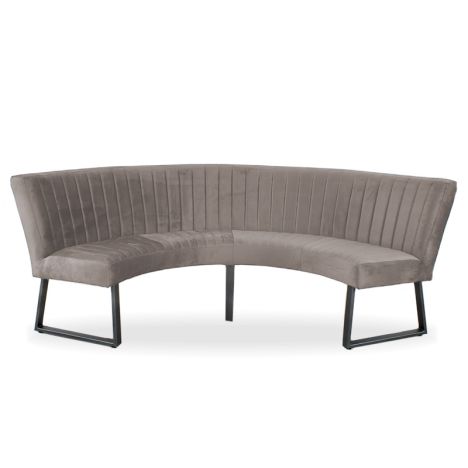 Eetkamerbank - Hengelo - stof Element grijs 03 - geschikt voor tafel 130 cm