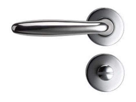 Deurbeslag - Flair Silver tbv vrij/bezetslot