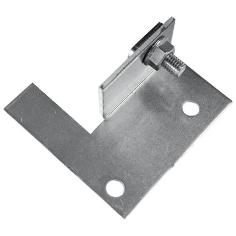 Montageplaat aluminium - tbv balk aluminium profi 7,5 x 4,0 cm