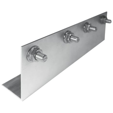 Koppelstuk aluminium - tbv balk aluminium profi 7,5 x 4,0 cm