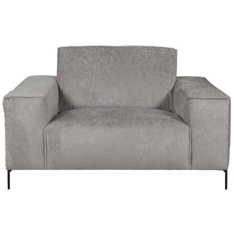 Fauteuil - Höft - stof Fusion grijs 149