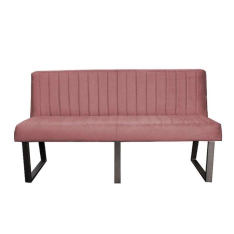 Eetkamerbank - Hengelo - stof Element roze 10 - 200 cm