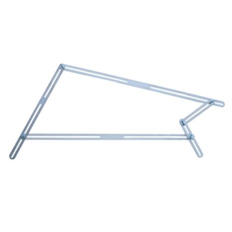 Traprenovatietool - Hoeksjabloon aluminium meervoudig