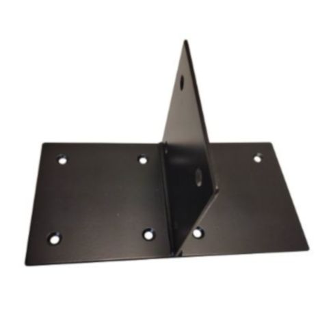 Houtverbinding T-stuk - verzinkt en zwart gepoedercoat - 145 x 293 mm