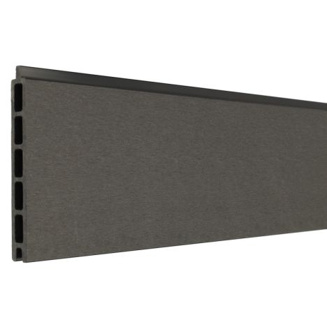 Mix & Match lamel - composiet - antraciet - 180 x 14 cm (2 stuks)