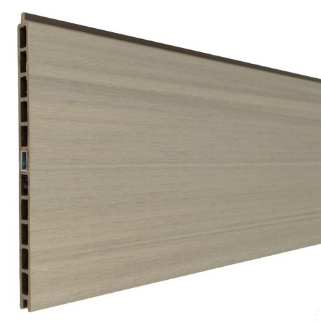 Zelfbouw set composiet co-extrusie Como vergrijsd bruin / Schilf (180 x 90 cm)