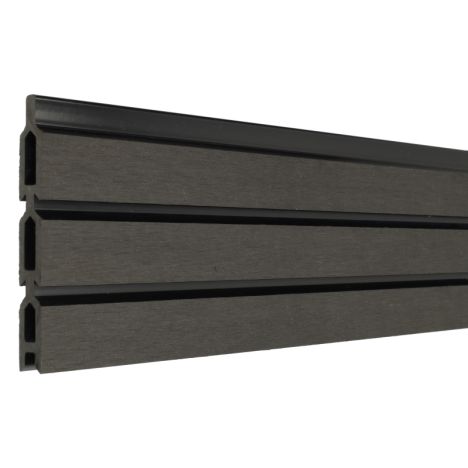 Rhombus zelfbouw - Lamel composiet - Rhombus Triple antraciet - 180 x 15 cm (6 stuks)