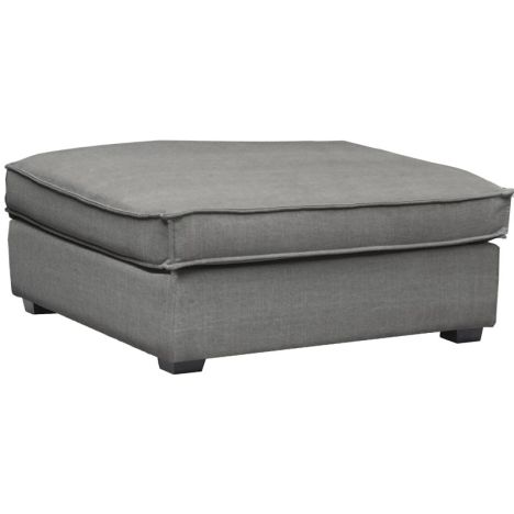 Poef - Mazur - stof Kiss taupe 181