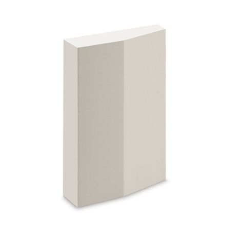 Deurlijst neut Holland wit gegrond (13 x 8,4 x 2,3 cm)