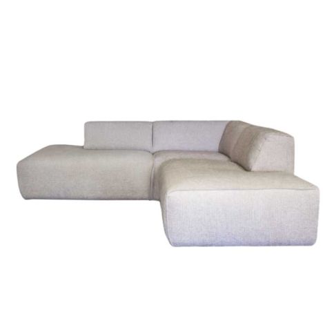 Hoekbank Sintra - stof Rackham beige 05 - 223 x 223 cm