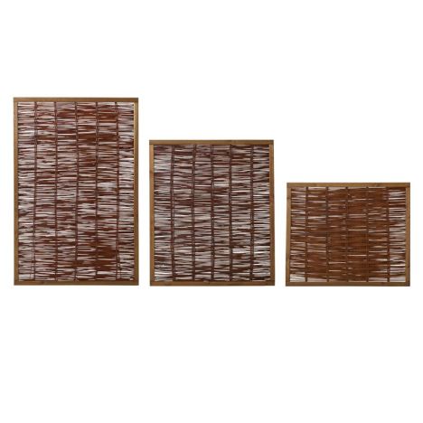 Tuinscherm gevlochten wilgen - Pil Standard