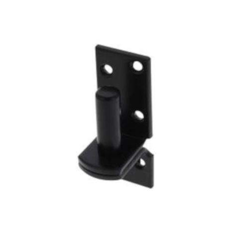 Plaatduim 16 mm - Zwart gepoedercoat - 100 x 40 mm