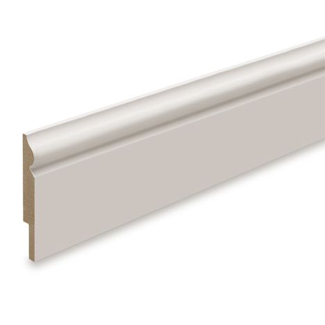 Plint Klassiek - Wit 248,6 x 12 x 1,6 cm (5 lengtes)