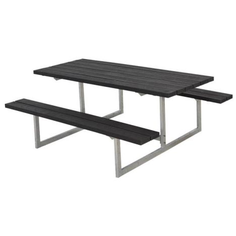 Tuinset Basic | Composiet Zwart | 177 x 160 x 73 cm