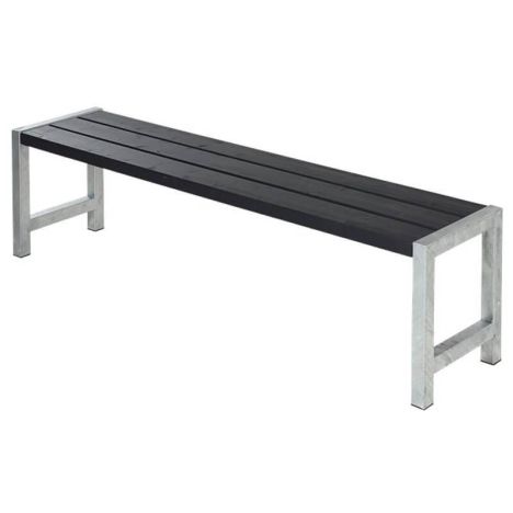 Tuinbank Plankesaet - Hout & Staal - 176 x 38 x 45 cm