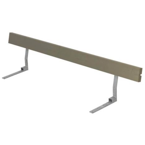 Rugleuning vuren geimpregneerd - grijsbruin 177 cm
