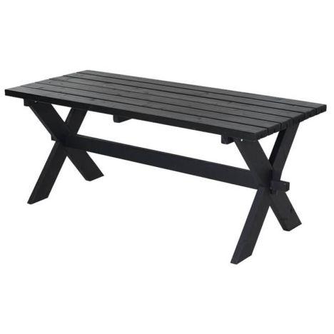 Tafel vuren geimpregneerd - Nostalgi zwart 76 x 177 x 72 cm