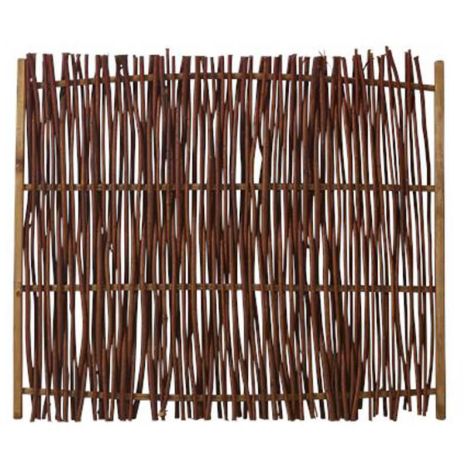 Tuinscherm gevlochten wilgen - Pil Luksus (120 x 100 cm)