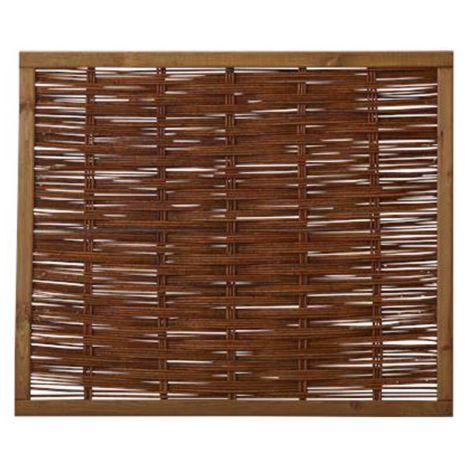 Tuinscherm gevlochten wilgen - Pil Standard (120 x 100 cm)