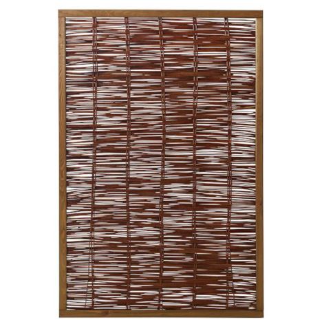 Tuinscherm gevlochten wilgen - Pil Standard (120 x 180 cm)