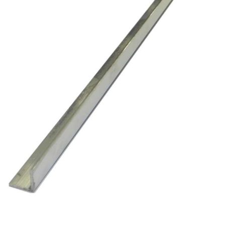 Aanslaglat / hoekstrip - Aluminium - 2 x 2 x 200 cm