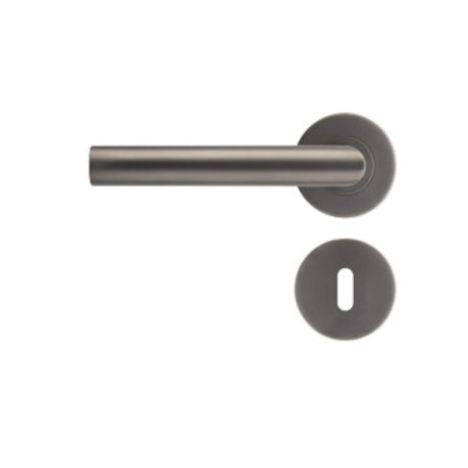 Deurbeslag - Pulse - Dag- en nachtslot - Titanium grijs